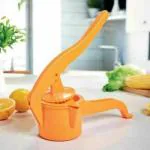 MyHomesWorld 2 in 1 plastic orange juicer hand press lemon squeezer fruit juice maker machine
