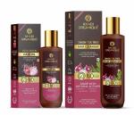 Khadi Organique Red Onion Hair Oil & Onion Tea Tree Shampoo (Pack of 2) 300 ml