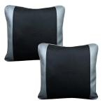 Able Dolphin Comphy Pillow Square Cushion Black and Silver for Volvo- XC90 New Set of 2 pcs
