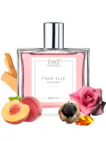 EM5 Pour Elle EDP Perfume for Women | Strong and Long Lasting Eau de Parfum Spray | Musky Rose Powdery | Luxury Gift for Her | 50 ml