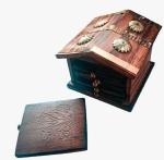 Webelkart Decorative Hut Designed Tea/Coffee Coaster Set