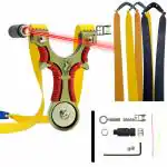 Marksman Alloy Magnetic Handheld Slingshot Toy Catapult For Outdoor Toys & Games, Sports & Outdoor Toy, Gulel Toy, Gold