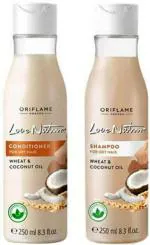 SMART BEAUTY Oriflame Sweden COMBO-LOVE NATURE -COCONUT SHAMPOO & CONDITIONER (2 Items in the set)