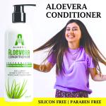 ALOETIC Aloevera conditioner For smooth and silky hair , Moisturising ,Hair Growth , Anti-Hair Fall , Shiny Hair ( Men And Women ) - 200 ml
