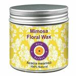 Deve Herbes Pure Mimosa Floral Wax (Jasminum grandiflorum) Natural Therapeutic Grade 50gm