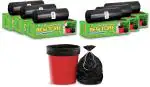Newtone Premium OXO - Biodegradable Garbage Bags (Small) Size 43 cm x 51 cm 6 Rolls (180 Bags) (Dustbin Bag/Trash Bag) (Black Colour)