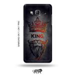 Tweakymod Printed Beard King Back Cover For Samsung ON7