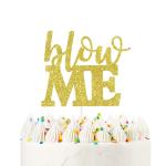 Festiko Blow Me Cake Topper Old Af Cake Topper Adult Birthday Decorations Over The Hill Birthday Cake Topper Funny Birthday Cake Topper