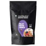COCOSUTRA Millet Mocha Crunch Breakfast Granola 1 kg | 100% Natural, Vegan & Gluten Free | High Protein Cereal with Oats, Nuts, Seeds and Dry Fruits | Lightly sweetened with Jaggery