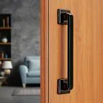 LAPO Cool Door Handles for Main Door/ Main Door Handle/Door Hardware(8 inches, Black Finish)