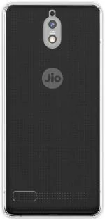 COVERBLACK Rubber Back Cover Compatible model for Jio Phone Next - Transparent