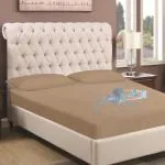 Single Size Bed (72x35 Inches)_with 8 Inch Drop Beige