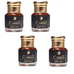 AL ABRAR Musk al abrar Long Lasting Attar Fragrance For Men And Women - 6 ML (Pack Of 4)