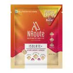 NRoute Whey Protein Isolate for Muscle Strength & Bone Health, Pure Isolate Whey Kesar Badam, 33g