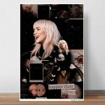 RAINFIRE CREATION Billie Eilish Poster for Home Office and Student Room Wall Decor | 12x18 Multcolor RFCP-52 Paper Print (18 inch X 12 inch)