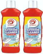 TRAYTEXT Floral, Bathroom Cleaner Liquid | New Thicker Bathroom Floor Cleaner | Red TRAYTEXT Bottle - 500 ml ( pack of 2 )