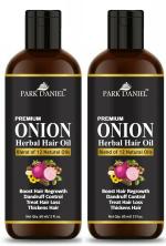 Park Daniel Onion Herbal Hair Oil, 60 Ml Each (Pack Of 2)