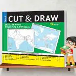 GO WOO SMALL CUT & DRAW OUTLINE MAPS POLITICAL & PHYSICAL| Promoting Map Analysis Skills.