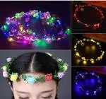 KT ENTERPRISE Tiara for Girls Floral Crown Birthdays Parties Celebrations Tiara Crown