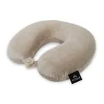TAINPAR U Shaped Memory Foam Travel Neck Pain Relief And Comfortable Super Soft Orthopedic Cervical Pillows - Cream.