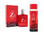1 RAMSONS RED ZX PERFUME (100ML) + 1 RAMSONS RED ZX BIDER DEODORANT (200ML)