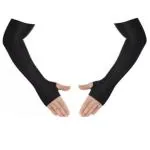 SHIVAAY Bodytech Men and women Sun protection cotton arm sleeve Unisex summer, Winter arm protective Sports cricket, Football rider accessories skin sunburn protector Gym seleves elbow Full cover