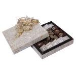 MOTHER OF PEARL BOX WITH HANDCRAFTED CHOCOLATES-CELESTE