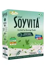 Soyvita Sweetened Green Tea Extract, Enriched Soy Beverage Powder, Serves-15, 500 G
