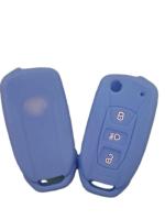 Cloudsale Sky Blue Car Key Cover For Tata Tiago Tigor Nexon Hexa Safari Storm Bolt Zica Zest