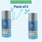 United Colors of Benetton United Dreams Go Far Deodorant Spray Pack of 2