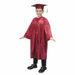 Kaku Fancy Dresses Graduation Gown With Hat & Stole/Scarf | Degree Costume For Convocation Dress For Boys & Girls (Maroon, 10-12 Years)
