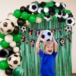 House of Banter Football Theme Birthday Decorations for Boys, Kids Party - Game Theme Birthday Decorations, Sports Theme Birthday Decorations - Football Birthday Decorations for Boys