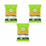Pusht Organic Arhar / Toor Dal - 1.5 Kg ( 3 Pack of 500 Gm )