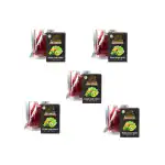 Shopdop Black Mamba Herbal Pan Kiwi Mint Hookah Flavor - 50g Each (Pack of 5) | 100% Non Nicotine | Tar Free | Zero Tobacco Shisha Molasses