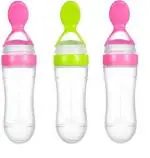 ShopiMoz Pack of 3 Spoon Feeder Bottle for Baby