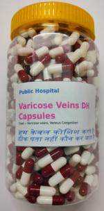 Varicose Veins DH Herbal Supplement Capsules 1000 Caps Jar - DoctorKC Herbal