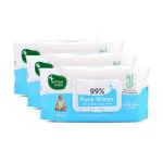 Mother Sparsh Pure Water Unscented Baby Wipes 72 Pcs (Pack Of 3)