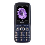 MTR Boss Dual Sim keypad Mobile Display 2.4 with 3000 mAh Battery, Storage Upto 32MB- Dark blue