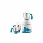 Rally Optra 1HP Mixer & Grinder with 3 Stainless Steel Jars for grinding chutney | 750w | Blue