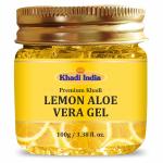 Premium Khadi Lemon Aloevera Gel For Face & Hair (100 Gm) - Set Of 1