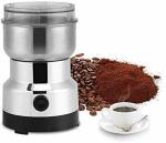 SARVAM CART Stainless Steel Electric Portable Coffee Bean Grinder Multifunctional Mini Smash Machine Dry Grain Mill Grinder for Spices Powder Seeds Rice Beans Seasonings for Home Outdoor and Office