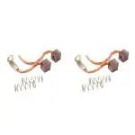 Deutsche Copper Carbon Brush For Starter Motor Fit For Honda Activa (Pack Of 2)