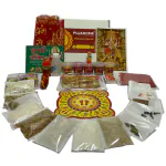 PUJAHOME 100% Pure Natural Navratri Puja Samagri Kit | Navdurga Puja Kit for Durga Pujan | Navratri Poojan Kit | Ghat sthapna Poojan Kit Puja Needs | Maa Laxmi Ambe Durga Pooja Essential (35+ Items)