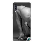 GADGETSWRAP Printed Vinyl Skin Sticker for Samsung Galaxy A70 - Workout Muscle Bodybuilding Biceps Push-ups