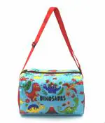 Weshopaholic Kid's Polyester Dinosaur Duffle Bag (Multicolor)
