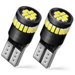 Cloudsale Super Bright Led Bulbs 10 24-Smd 6000K Dome License Plate Lights (Pack Of 2)