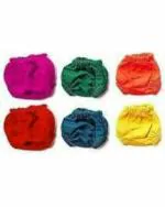 LETNIX Multicolor Cotton Nappy 2 No Pure Colorful Chaddi, Underwear, Panty 6 Pcs Dress Dress - Pack Of 6