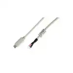 DHRIYAG USB Type C Cable 2 A 0.6 m Startek FM220U Fingerprint Scanner (Compatible with Startek FM220U Fingerprint Scanner, White, One Cable)