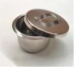 Mowell Stainless Steel Gallipot With Cover Size 4