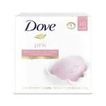 Dove Beauty Bar Gentle Cleanser For Softer and Smoother Skin Pink More Moisturizing Than Ordinary Bar Soap 3.75 oz 10 Bars